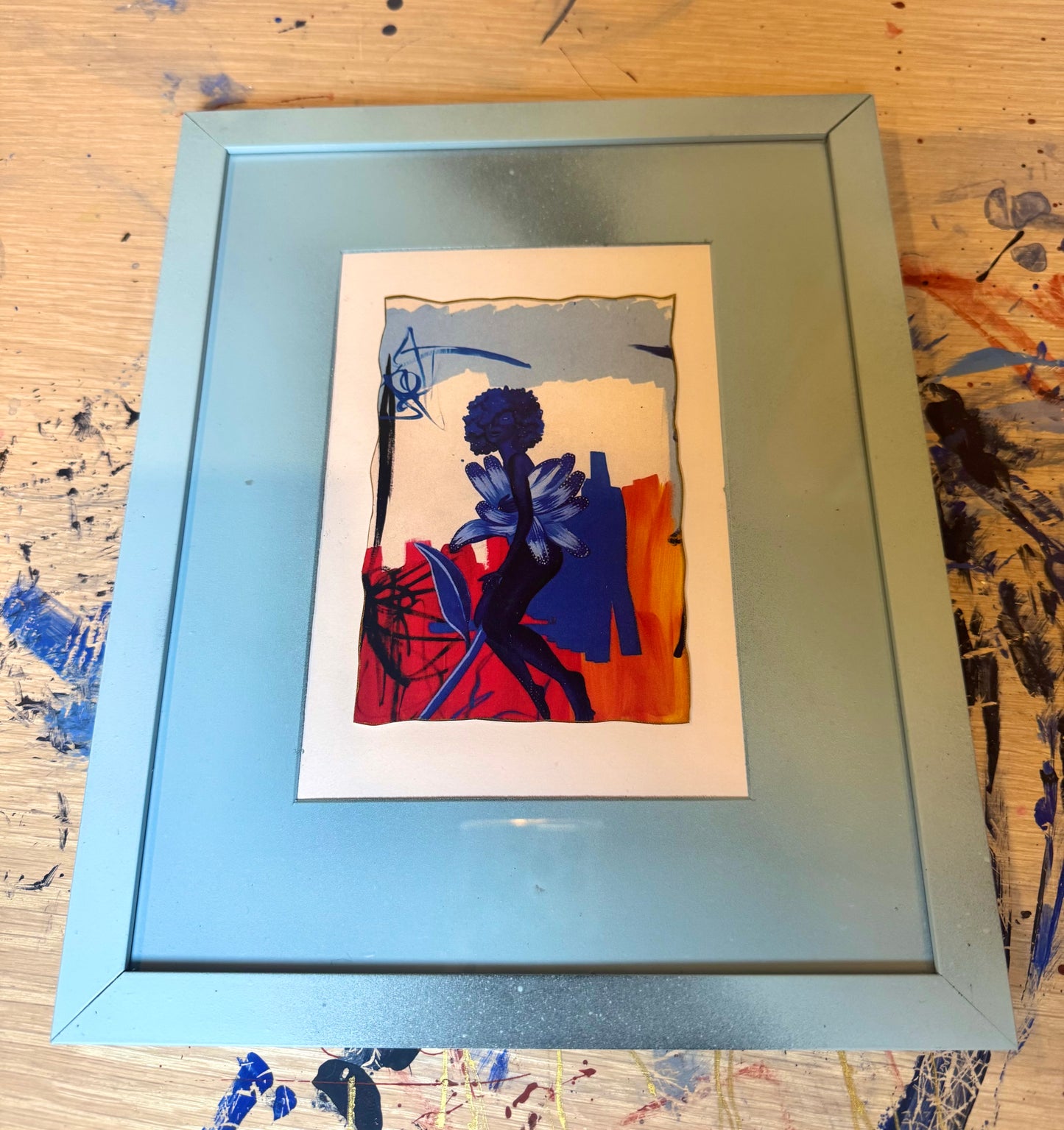 Telling My Story Custom framed mini print