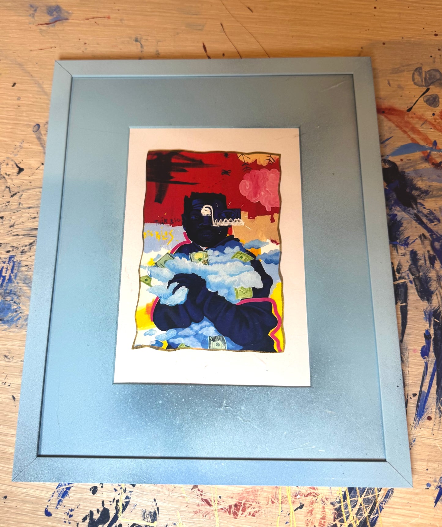 Think Big Custom framed mini print