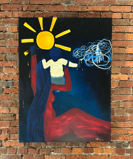 If it is dark, I will draw the light