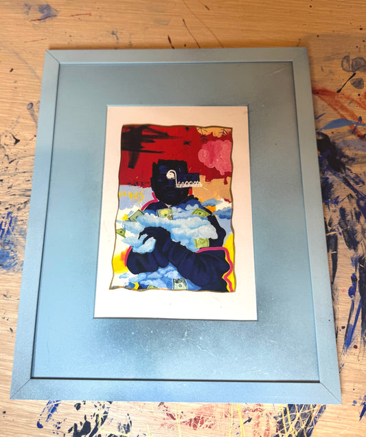 Think Big Custom framed mini print