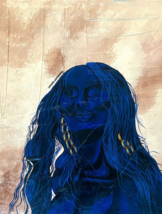 Taking a Breath Print