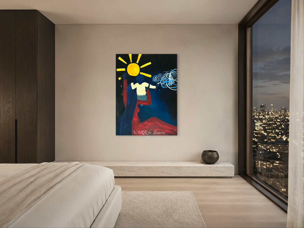 If it is dark, I will draw the light